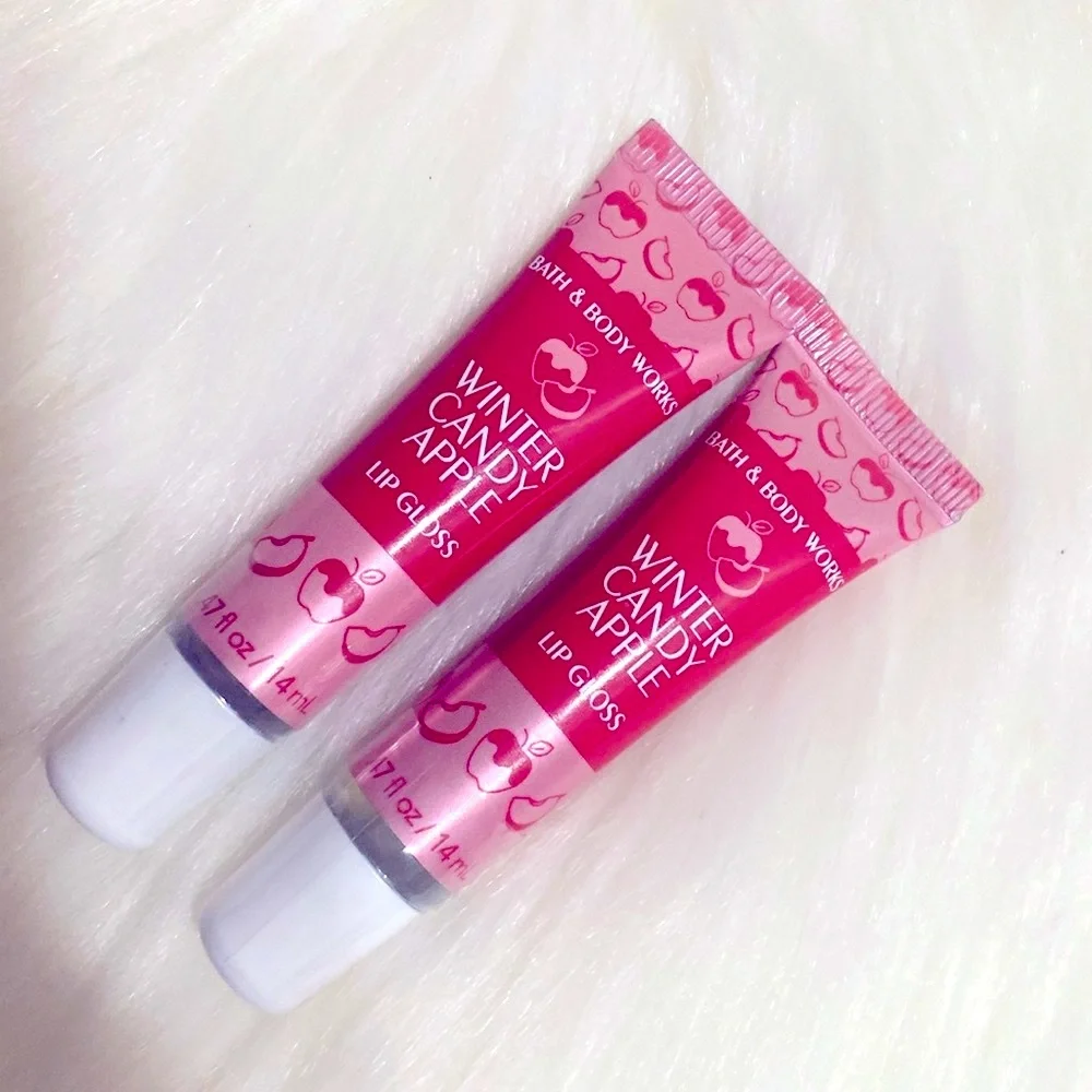 Bath and Body Works Winter Candy Apple Lip Gloss NWT Sealed/Excellent Co…